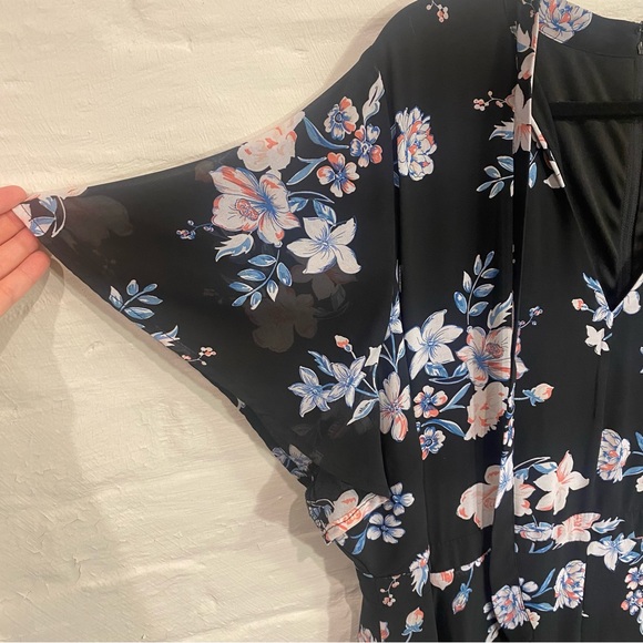 Torrid Floral Print Chiffon Skater Dress - Picture 7 of 7